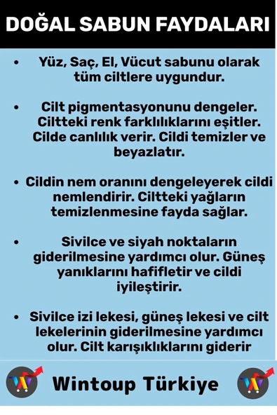 Özel Üretim Doğal Güzel Kokulu İzi Oluşumu Önleyici Organik Mavi Anemon Sabunu 1 Adet - Resim 2