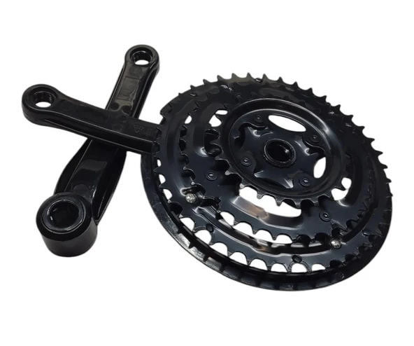 Zozo Bisiklet Aynakol Sağ Sol Takım 3 Lü Dişli- 24/34/42Tx170mm XC100-(SP16-TS540P) Siyah Renk - Resim 3