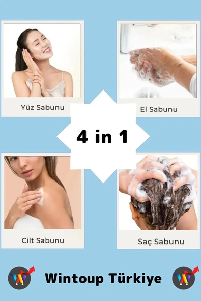 Özel Üretim Doğal Güzel Kokulu İzi Oluşumu Önleyici Organik Mavi Anemon Sabunu 1 Adet - Resim 4