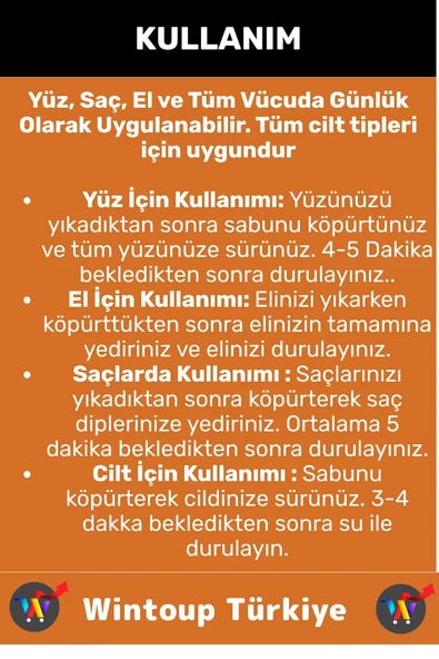 Doğal Güzel Kokulu Cilt Yüz Derinlemesine Temizlik Nemlendirici Yaşlanma Karşıtı Havuç Sabunu 5 Adet - 3
