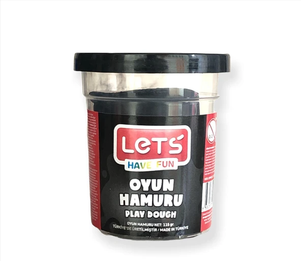 LETS OYUN HAMURU SİYAH 115 GR L-8440-10