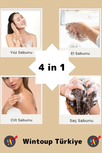 Doğal Güzel Kokulu Yenileyici Onarıcı Kepeğe Karşı Etkili Saç Güçlendirici Amber Sabunu 1 Adet - 4