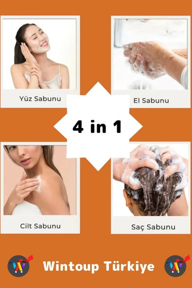 Doğal Güzel Kokulu Cilt Yüz Derinlemesine Temizlik Nemlendirici Yaşlanma Karşıtı Havuç Sabunu 3 Adet - 4