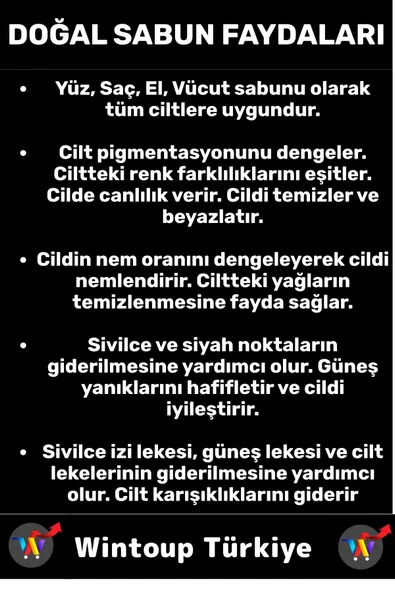 Özel Üretim Doğal Cilt Temizleyici Nem Dengeleyici Parlaklık Veren Ruşur Taşı Sabunu 5 Adet - Resim 2