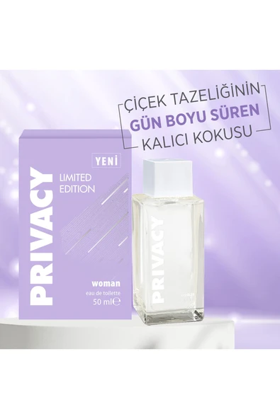 Privacy Woman Limited Edition EDT 50 ml Kadın Parfüm - 5