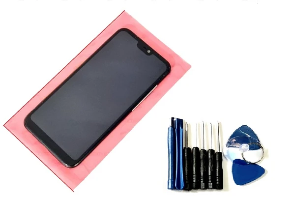Tkgz - P20 Lite Lcd Ekran Dokunmatik (ÇITALI TAMİR SETİ) SİYAH ürün görseli 1