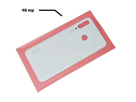 Tkgz - P30 Lite Arka Pil Batarya Kapağı (48 MP) BEYAZ ürün görseli 1