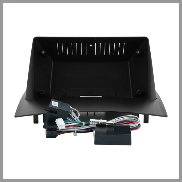 RENAULT MEGANE 2 2004-2009 UYUMLU 9 INC ANDROID MULTİMEDYA ÇERÇEVESİ - SOKET-CANBUS ürün görseli 1