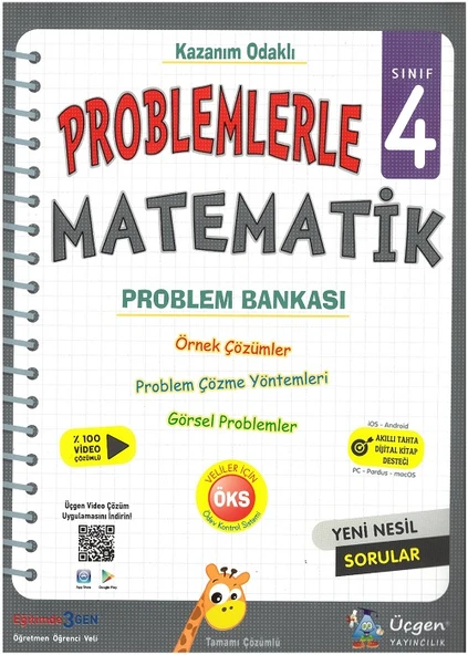 Üçgen 4.Sınıf Problemlerle Matematik + Haftalık Matematik - Resim 3