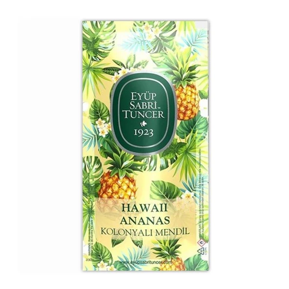 Eyüp Sabri Tuncer Kolonyalı Mendil Hawaii Ananas Küçük Boy 150'li ürün görseli 1
