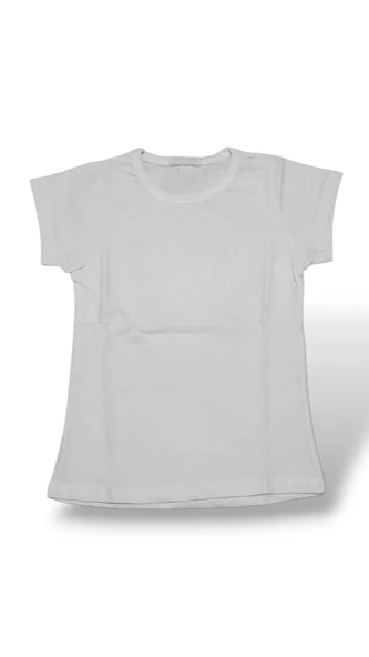 Kız Çocuk Kısa Kollu Beyaz Body - 2
