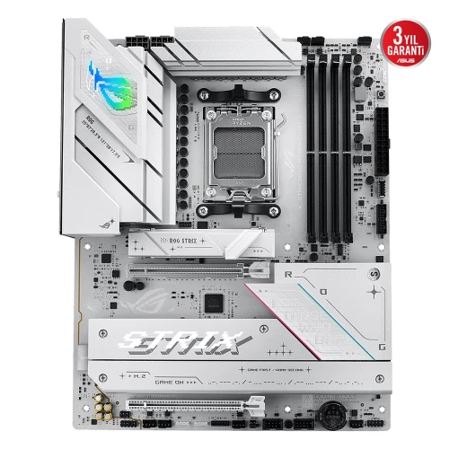 ASUS ROG STRIX B850-A GAMING WIFI, 4xDDR5, 4x M2, HDMI, DP, 2xType-C, Wi-Fi 7, Bluetooth v5.4, AMD Ryzen 9000 Serisi, AM5 Soket Anakart - 2