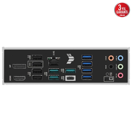 ASUS TUF GAMING B850M-PLUS, 4xDDR5, 3x M.2, HDMI, DP, Type-C, AMD Ryzen 9000 Serisi, AM5 Soket Anakart - 4
