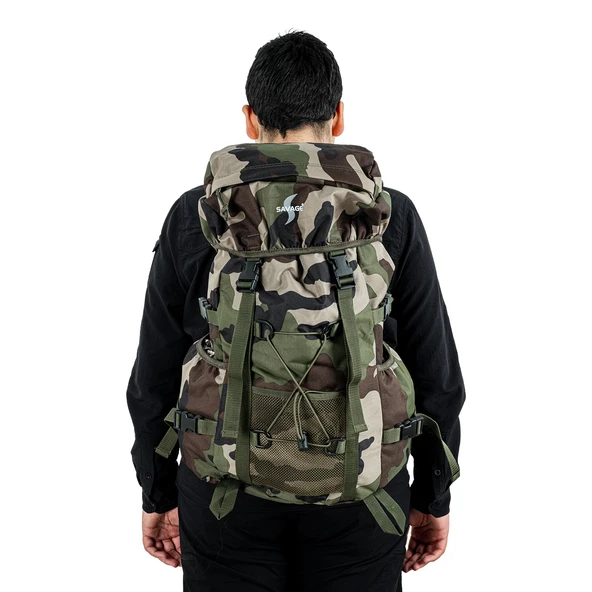 Outdoor Sırt Çantası - Savage Ventura - 75 LT. - Kamuflaj - HH06382 - 14