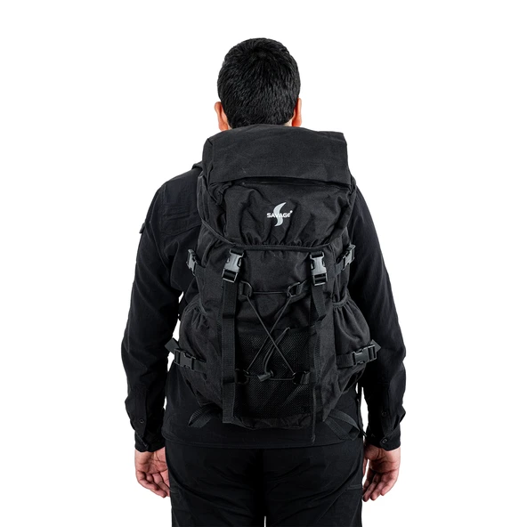 Outdoor Sırt Çantası - Savage Ventura - 75 LT. - Siyah - HH06382 - 15