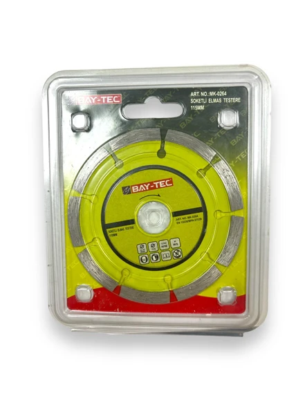 BAY-TEC Turbo Elmas Testere 115MM Granit Mermer Seramik Asfalt Beton Kesme Testeresi - 2