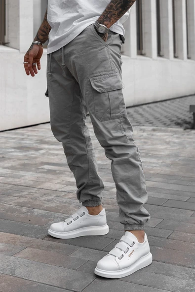 Pabucmarketi Lastikli Erkek Spor Ayakkabı Beyaz - Resim 2