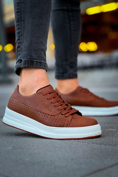 Pabucmarketi Bağcıklı Erkek Günlük Ayakkabı Taba ürün görseli