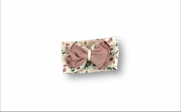 Lenaca 3-6 6-9 9-12 Ay Tb Çiçek Nakışlı Bandanalı Uzun Kollu Zıbınlı 3lü Kız Bebek Takımı - Resim 4