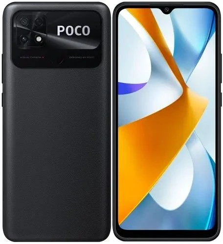 Poco C40 4 GB 64 GB siyah (Resmi distribütör Garantili)