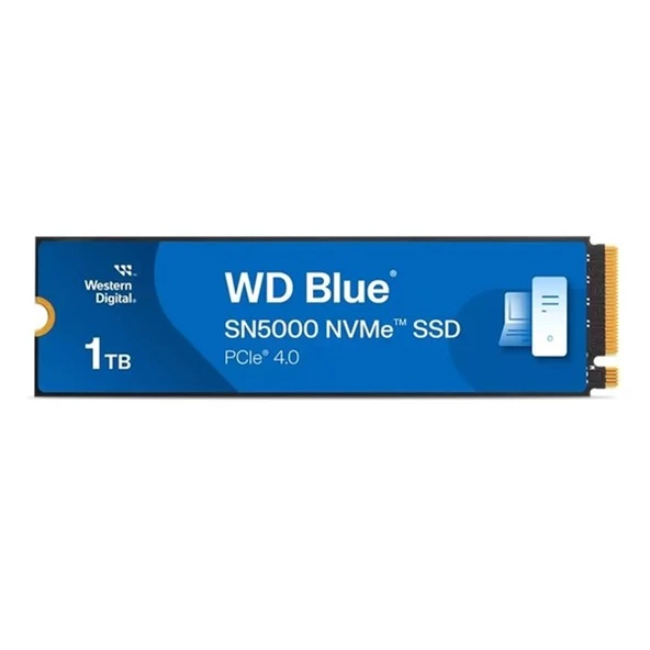 WD 1TB BLUE SN5000 WDS100T4B0E 5150-4900MB/s M2 NVME GEN4 DİSK ürün görseli