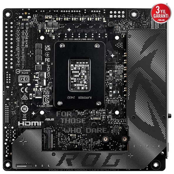 ASUS ROG STRIX B860-I GAMING WIFI7 DDR5 HDMI-DP THUNDERBOLT4 PCIE 5.0 1851P mITX - 3