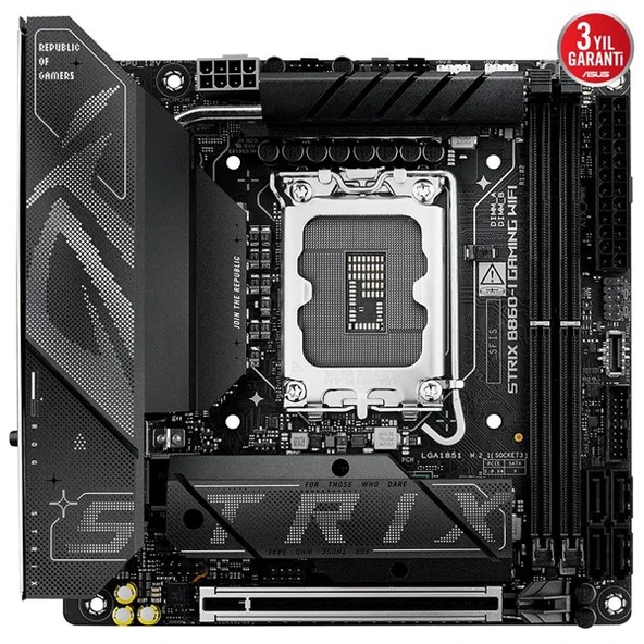 ASUS ROG STRIX B860-I GAMING WIFI7 DDR5 HDMI-DP THUNDERBOLT4 PCIE 5.0 1851P mITX - 2