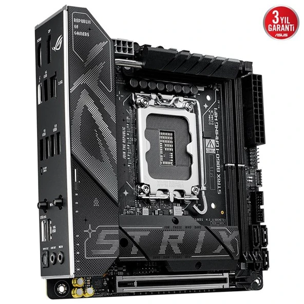 ASUS ROG STRIX B860-I GAMING WIFI7 DDR5 HDMI-DP THUNDERBOLT4 PCIE 5.0 1851P mITX - 5
