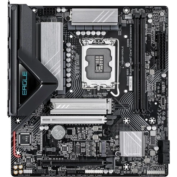 GIGABYTE B860M EAGLE DDR5 HDMI-DP PCIE 5.0 1851P mATX - Resim 2