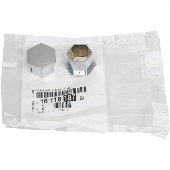 Peugeot 206 Çelik Jant Bijon Kapağı Krom Orjinal 2 Adet ürün görseli