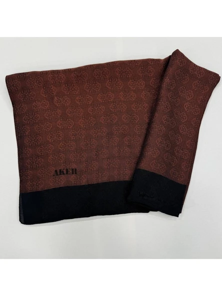 Monogram Jakar Şal - %50 Viskon %50 Polyester - 6060900-01 - Resim 7