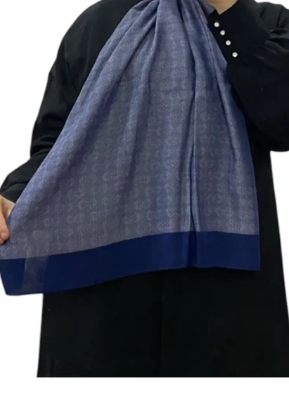 Monogram Jakar Şal - %50 Viskon %50 Polyester - 6060900-01 - Resim 9