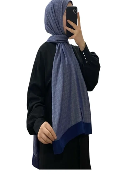 Monogram Jakar Şal - %50 Viskon %50 Polyester - 6060900-01 - Resim 8