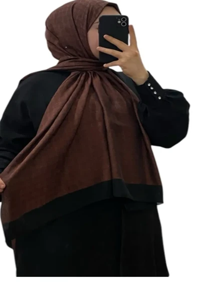 Monogram Jakar Şal - %50 Viskon %50 Polyester - 6060900-01 - Resim 6