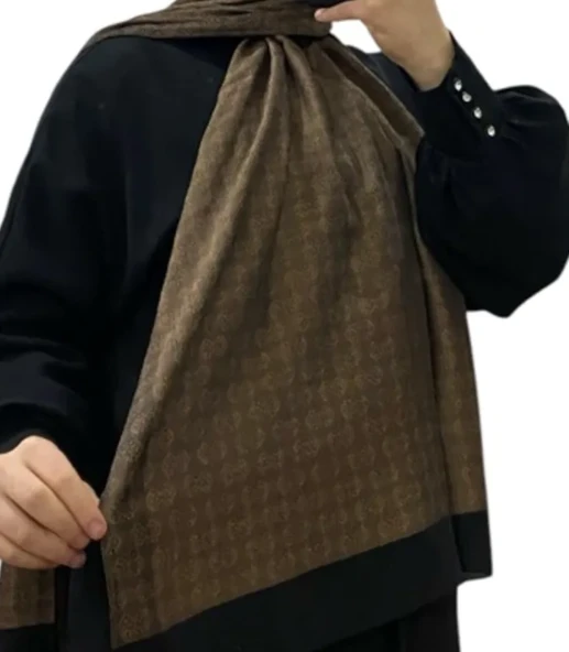 Monogram Jakar Şal - %50 Viskon %50 Polyester - 6060900-01 - Resim 10