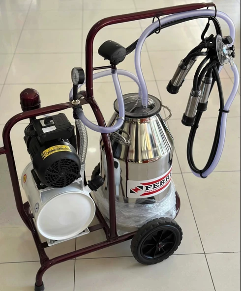 Ferrino Viking Model Kuru Tek Sağım 40lt Paslanmaz Güğüm