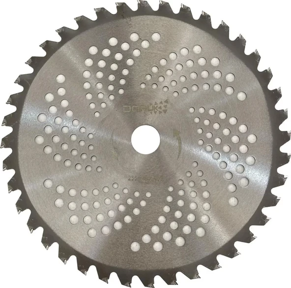 Doruk Motorlu Tırpan Gri Daire Elmas Bıçak Testere 255Mm
