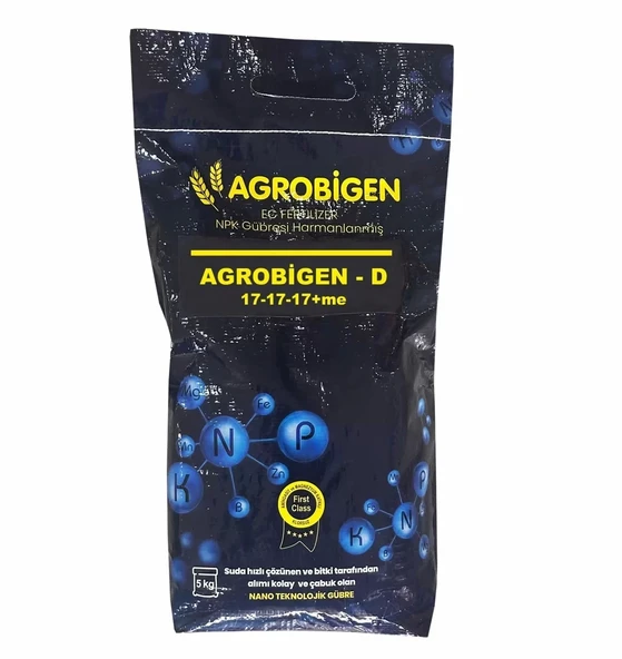 Agrobigen-D Npk Gübresi Harmanlanmış 17-17-17-Me 5Kg ürün görseli