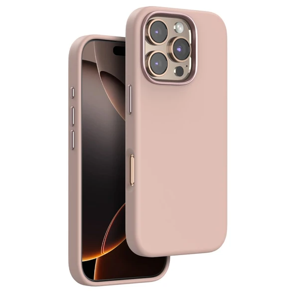 iPhone 16 Pro Max Jinta Kılıf Magsafe Şarj Özellikli Süet Kapak - 9