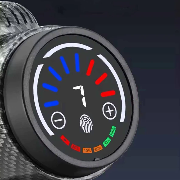 UNIDEN X-Pro 4 Masaj Tabancası Sessiz Ultra Güçlü Masaj Aleti Dokunmatik LED EKRAN - 2