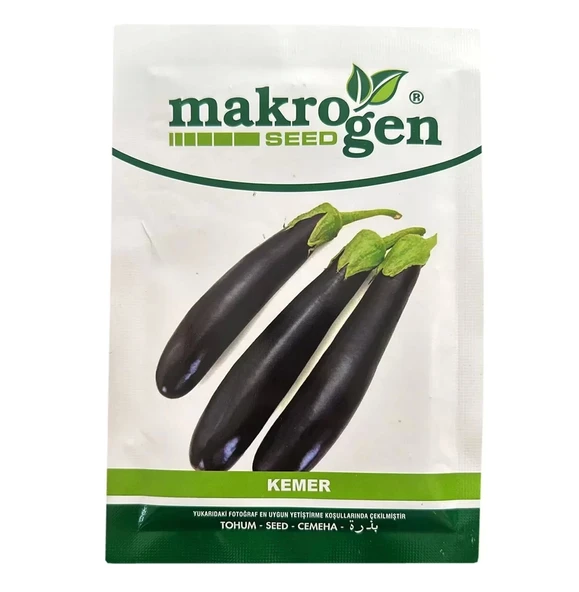 Makrogen Kemer Patlıcan Tohumu 25Gr Paket ürün görseli 1