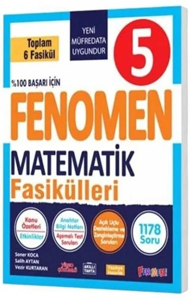 5. Sınıf Fenomen Matematik Fasikülleri Fenomen Okul Yayınları
