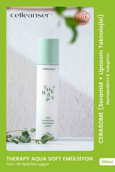 Cerasome ve Patentli İçerik İçeren Nemlendirici ve Yatıştırıcı Therapy Aqua Soft Emülsiyon