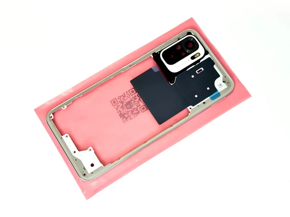 Xiaomi Redmi NOTE 10 (4G) Uyumlu FULL KASA Arka Kapak Batarya Kapağı - BEYAZ - Resim 2