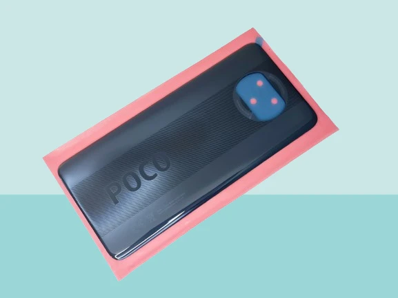 Xiaomi POCO X3 / Poco X3 NFC Uyumlu Arka Kapak Batarya Kapağı - SİYAH