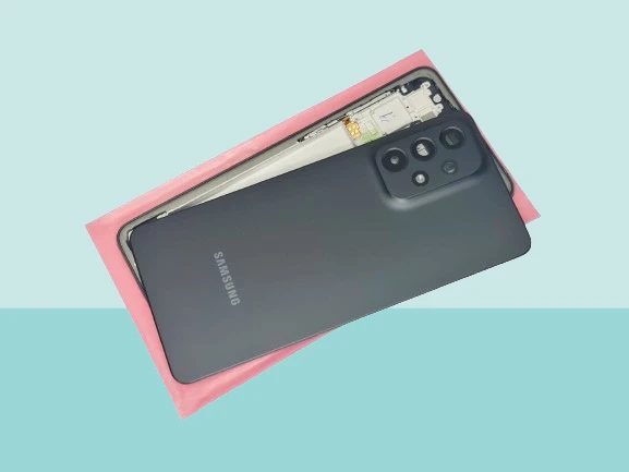 Samsung Galaxy A33 Uyumlu FULL KASA Arka Kapak Batarya Kapağı - SİYAH ürün görseli 1