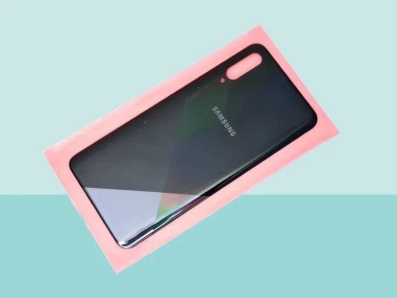 Samsung Galaxy A30S A307 Uyumlu Arka Kapak Batarya Kapağı - SİYAH ürün görseli 1