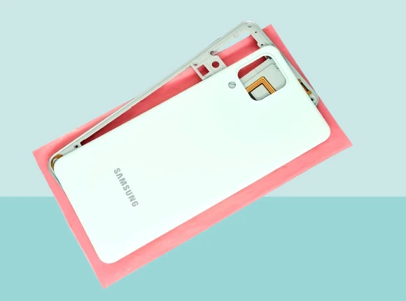 Samsung Galaxy A22 A225 4G Uyumlu FULL KASA Arka Kapak Batarya Kapağı - YEŞİL ürün görseli 1