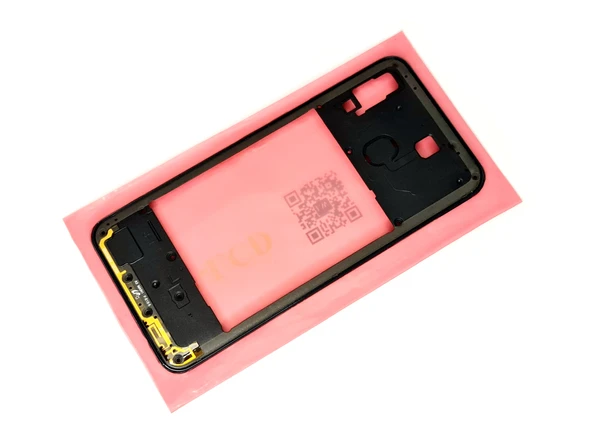 Samsung Galaxy A20 A 205 Uyumlu FULL KASA Arka Kapak Batarya Kapağı - SİYAH - Resim 3