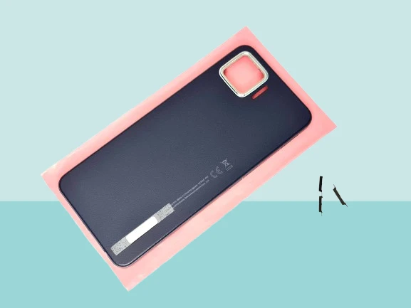 Oppo A73 (2020) Uyumlu FULL KASA Arka Kapak Batarya Kapağı - SİYAH ürün görseli 1